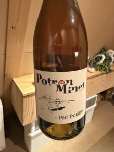 Natural wine Potron Minet