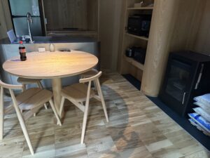 Kitchen and dining area